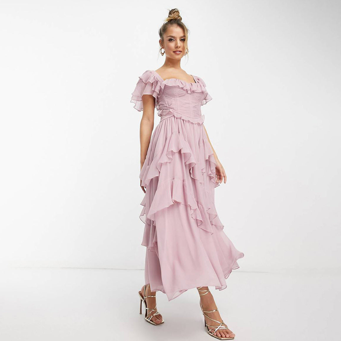 Robe Longue d’Été Dos Nu – Élégance Légère