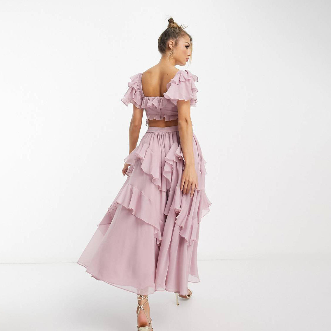Robe Longue d’Été Dos Nu – Élégance Légère