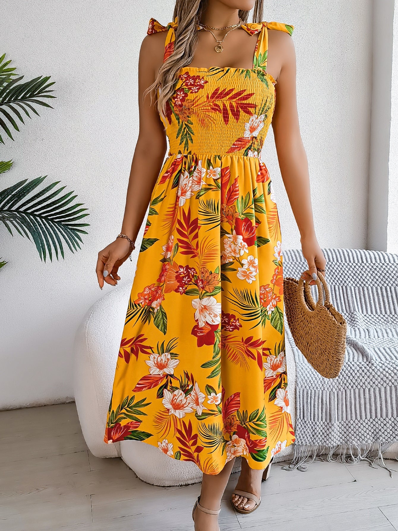 Robe "Fleur de Corset" - Longue & Structurée