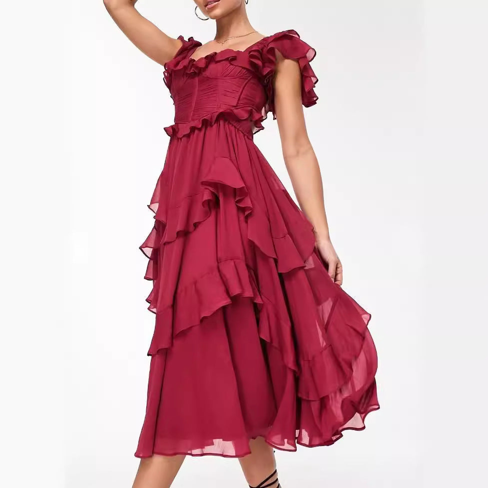 Robe Longue d’Été Dos Nu – Élégance Légère