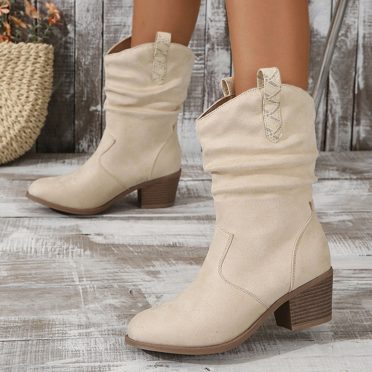 Bottines "Allure Décontractée" - Fronsées & Tendance