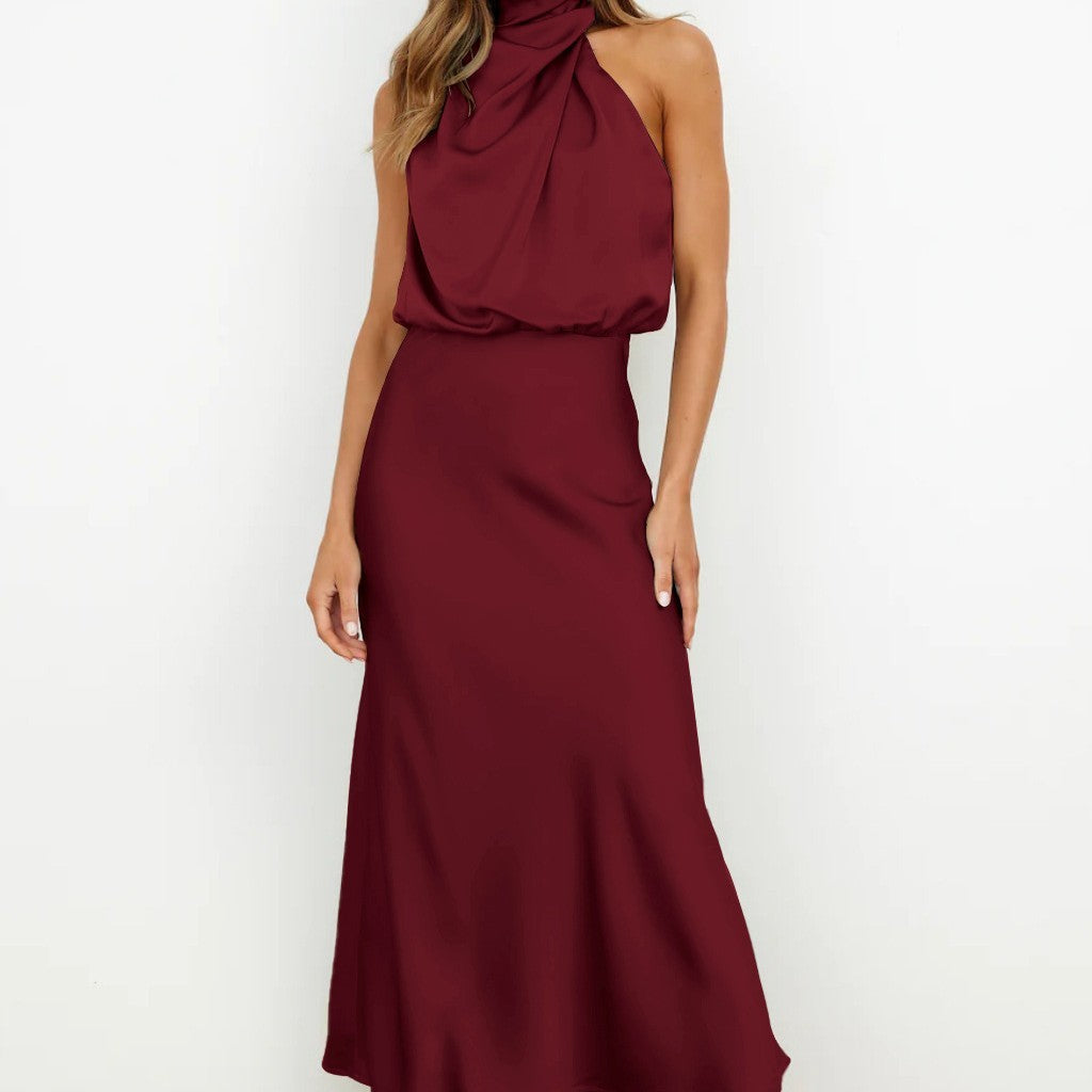 Robe "Harmonie Chic" - Col Montant & Fluide