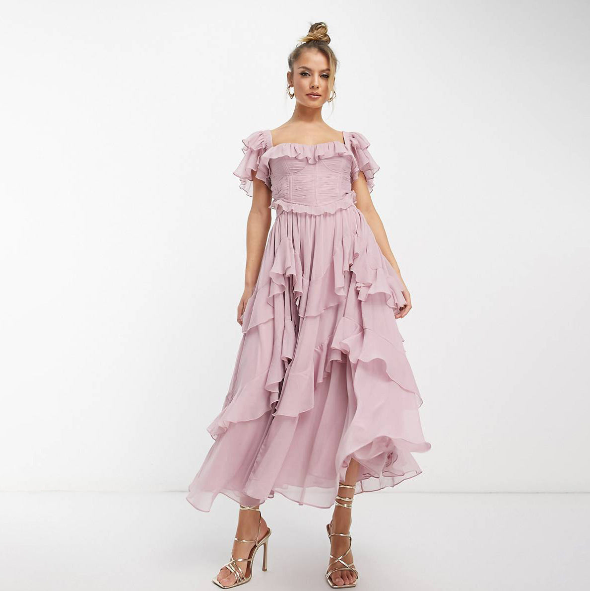Robe Longue d’Été Dos Nu – Élégance Légère