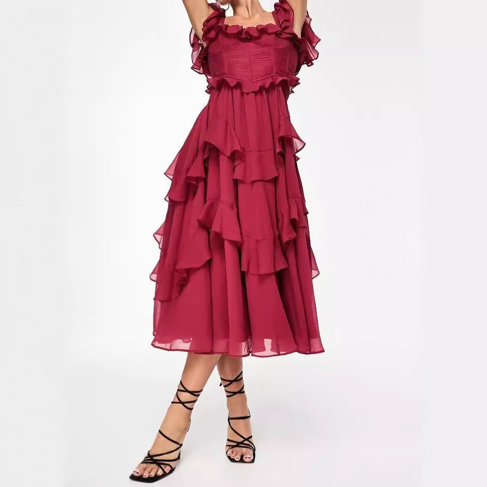 Robe Longue d’Été Dos Nu – Élégance Légère