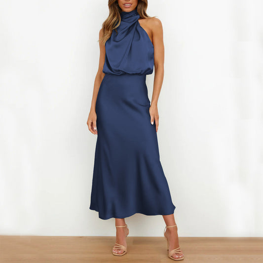 Robe "Harmonie Chic" - Col Montant & Fluide