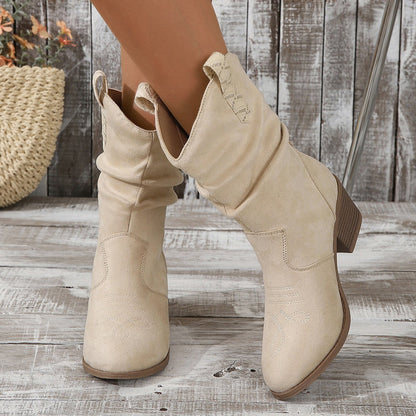 Bottines "Allure Décontractée" - Fronsées & Tendance