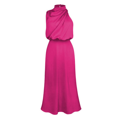 Robe "Harmonie Chic" - Col Montant & Fluide