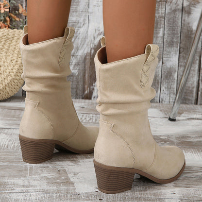 Bottines "Allure Décontractée" - Fronsées & Tendance