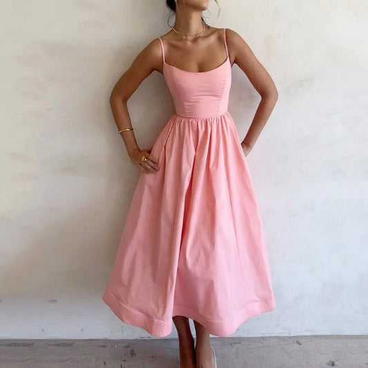 Robe Évasée Lavande | VelvetteMode
