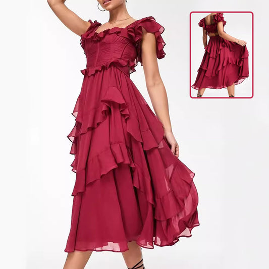 Robe Longue d’Été Dos Nu – Élégance Légère
